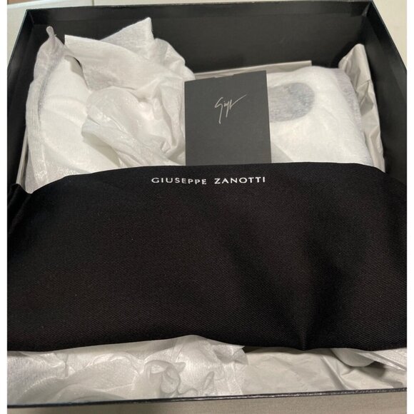 Giuseppe Zanotti Pigalle Ankle Boots Leather White NWT Size 37.5 US 7.5 - Picture 10 of 11